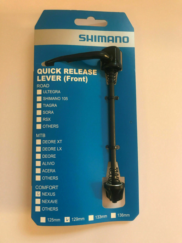 Quick Release Shimano HB-M3050-QR 129 mm (5-3/32") Negru