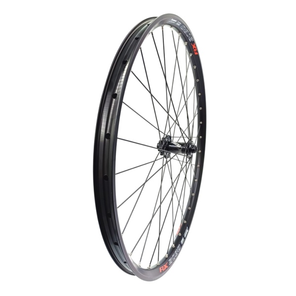 Roata fata Remerx Enduro Plus RX 2030, Disc, 622x30 dubla, simplu capsata, neagra, 32 spite Sapim Leader negre, butuc alu Fastace DH866F, negru, rulmenti, ax M15x110mm
