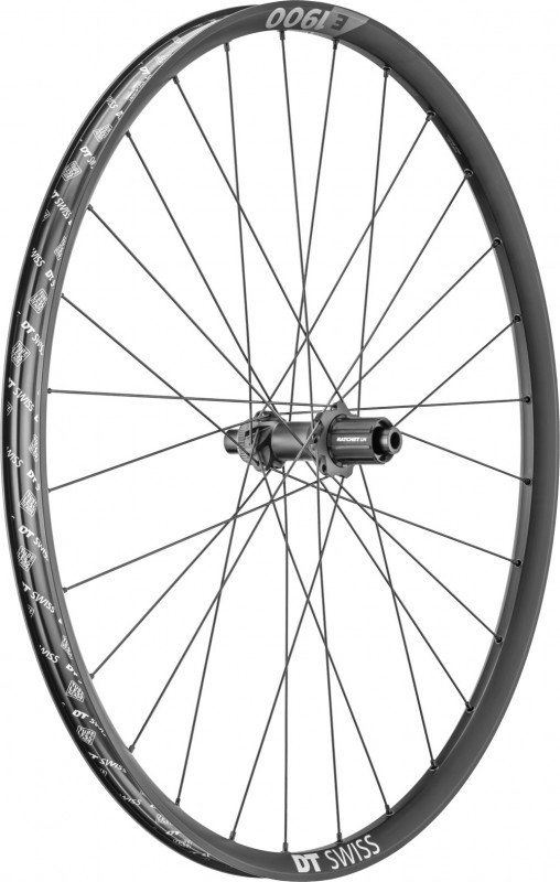 Roata spate DT Swiss E 1900 Spline DB 27.5'/30mm ALUM., BL, CL, 148/12 TA BOOST, SHIMANO