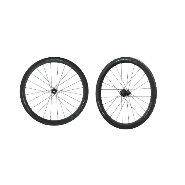 ROTI SHIMANO WH-RS9270-C50-TU, FATA & SPATE, 24H/24H, 12 VIT., OLD 100/142MM, AX E-THRU 12MM, JANTA CLINCHER, TUBULAR, FARA GEANTA, PT. ROTOR CENTER LOCK