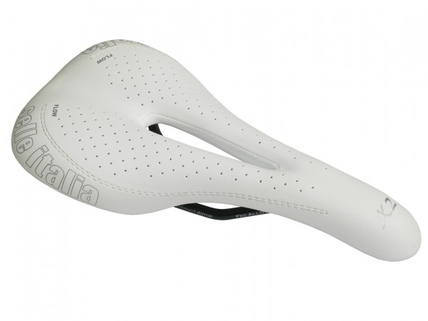 Sella Selle Italia ST 5 Flow – Per Bici Da Città, Urbana Ed E-Bike, Con Foro Anatomico E Rivestimento Soft-Tek, Telaio In FeC Alloy, Made In Italy