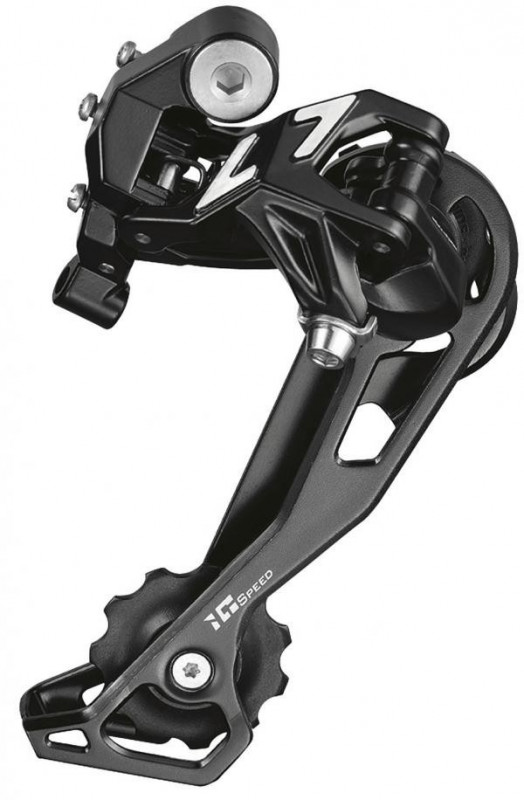 Schimbator spate MicroShift XCD MTB 10v negru/argintiu