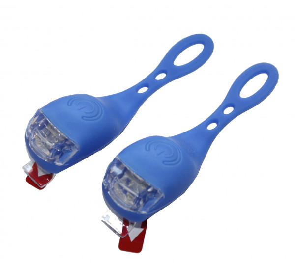 Sclipitor set Eastpower DC-488, silicon, albastru, 2 leduri, baterii (2xCR2032 incluse)