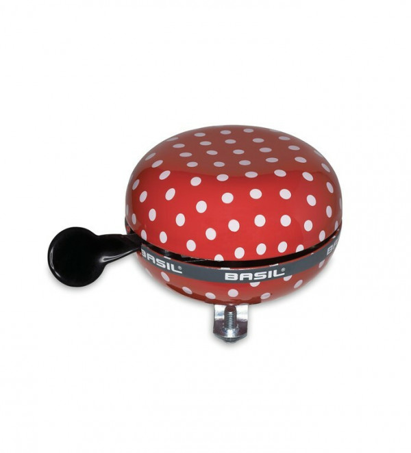 Sonerie Ding-Dong Basil Polka Dot red/white dots, 80mm