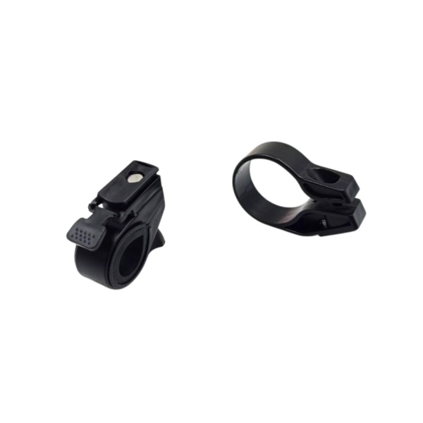 Suport Lumina fata / Far, INFINI HB05, plastic, pt. ghidon, 2 coliere (19-25mm / 31.5mm), compatibil cu: I-105W, I-106W, I-112P, I-310P, I-320P, AM