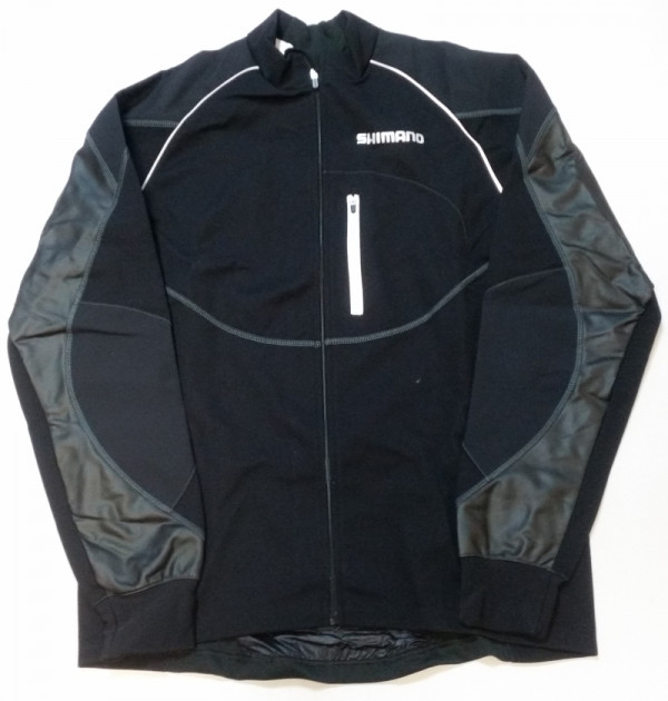 Tricou Shimano Performance windflex silver maneca lunga MTB negru/negru