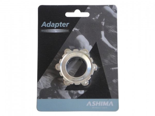 Adaptor frana Ashima AC03XL center lock ultra light argintiu
