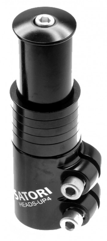Adaptor pipa Extender Satori 117mm negru
