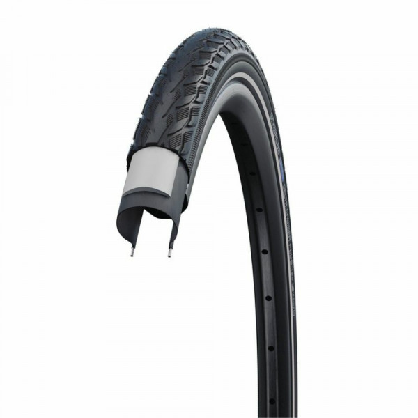 Anvelopa Schwalbe Delta Cruiser Plus HS431 28X1.75'47-622 BLK-REFL.ACT.TSKIN PG GRC