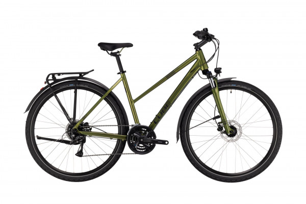 Bicicleta Cube Nature Allroad Trapeze Shinymoss Black 2023