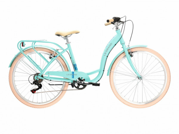 Bicicleta Le Grand Lille 1 D, Roti 26 Inch, Marimea M (17 Inch) Celeste Blue