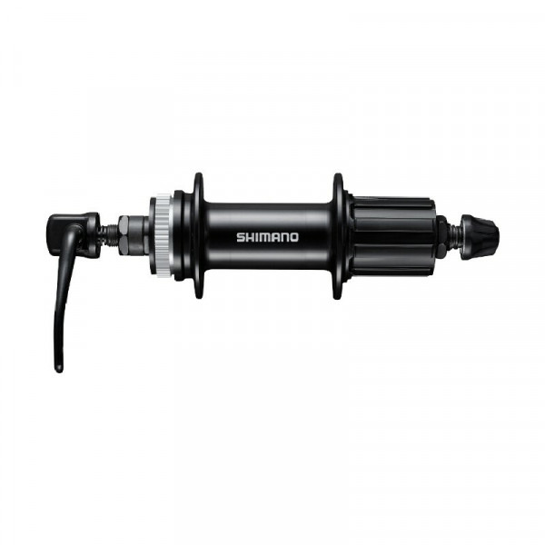 Butuc spate Shimano FH-MT200-B, center lock disc (fara lock ring) 8/9/10/11-vit, 36H OLD:141mm QR: 172mm (negru), fara protectie pt montura discului, negru, ambalat ind.