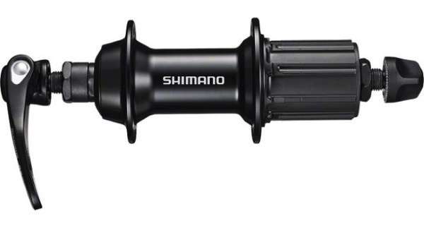 Butuc spate Shimano FH-RS400 10/11 viteze 36h Old:130mm Ax 141 mm QR:163mm Negru