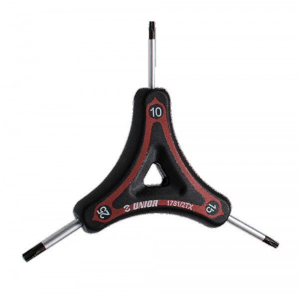 Cheie hexagonala Y-TX wrench Unior RED, TX10, 15 AND 25MM, 1781/2TX-US