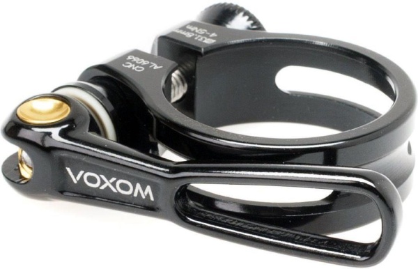 Colier tijă șa Voxom Sak1, 34,9 mm, negru