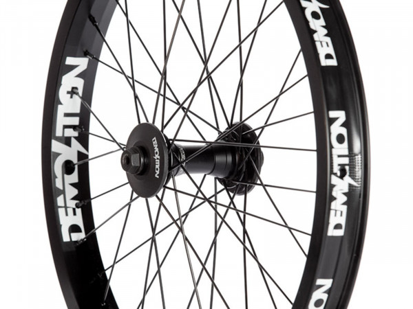 Demolition TEAM PLUS FRONT WHEEL 20' Whistler Nabe, Team Plus Felge, negru