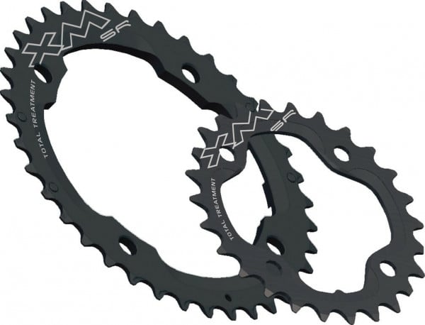 Foaie angrenaj Miche MTB XM TT SR BCD120/80 outside 38T, negru, 10V