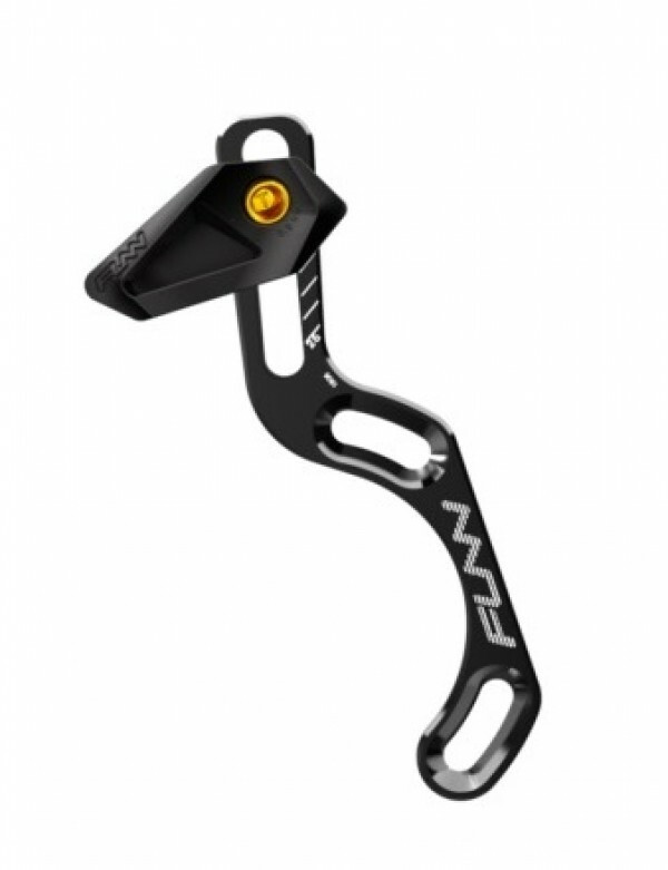 Ghidaj lant Funn Zippa Lite, Alu. Full CNC, fixare ISCG05, pt.26-36T, 30gr, negru anodizat