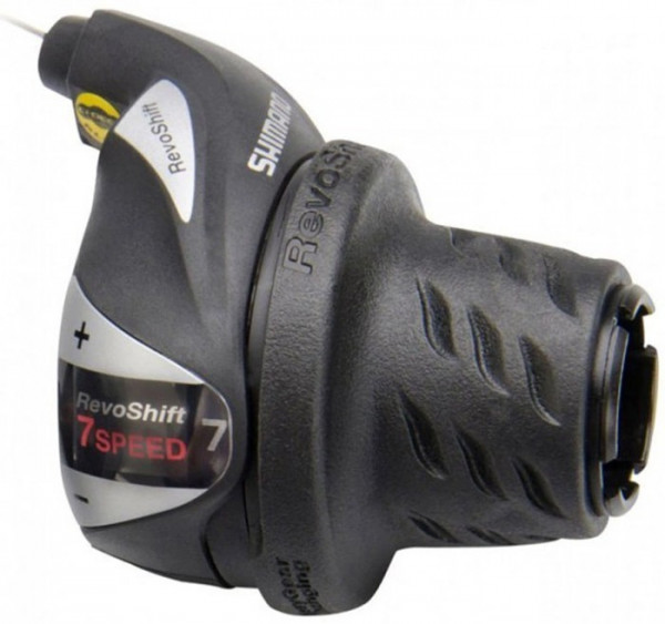 Maneta de schimbator Shimano Tourney SL-RS36-7R, dreapta 7 vit., revo, cablu 2050mm, OGD (Window Type)