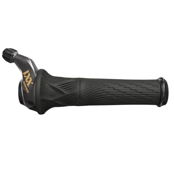 Maneta schimbator SRAM XX1 Eagle Grip Shift, 12 viteze, compatibil X-Actuation, negru/auriu