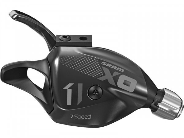 Maneta schimbator X01DH Trigger 7 viteze, spate w Discrete Clamp Black A2