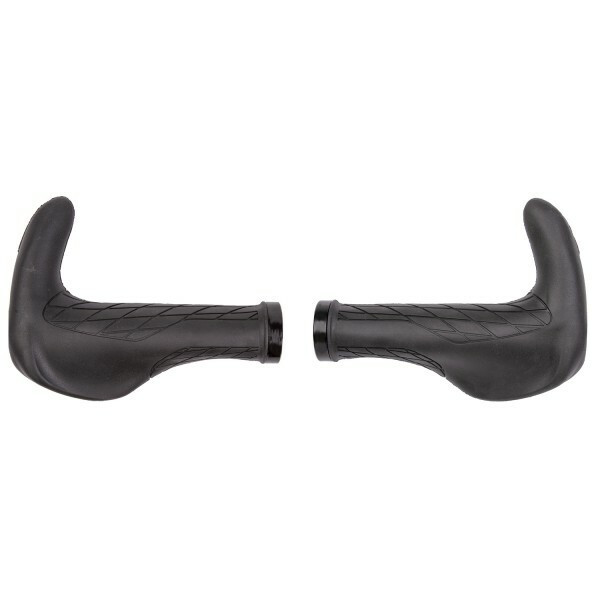 Mansoane M-Wave Cloud Ergo Max Fix D2, cu lock-on alu, 140mm, negre, pe cartonas
