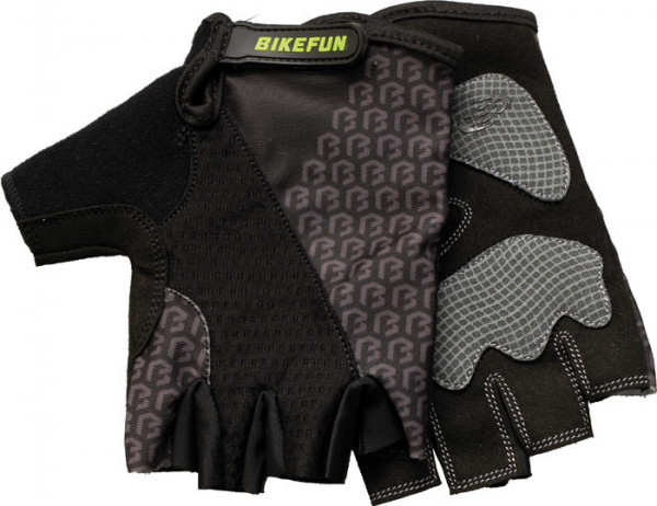 Manusi Bikefun Duke cu degete scurte negru/gri