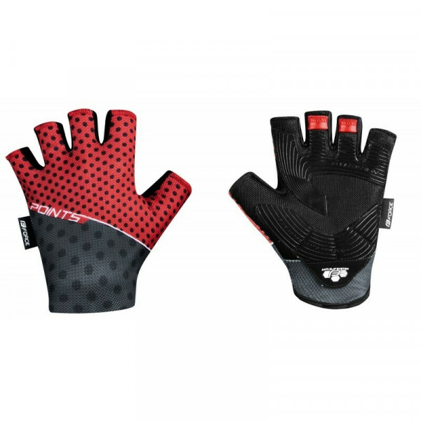 Manusi Force Points scurte Rosu/Negru