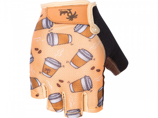 Manusi Pedal Palms short finger glove Cuppa, cappuccino