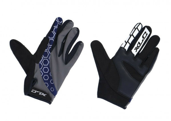 Manusi XLC full finger Enduro albastru/gri