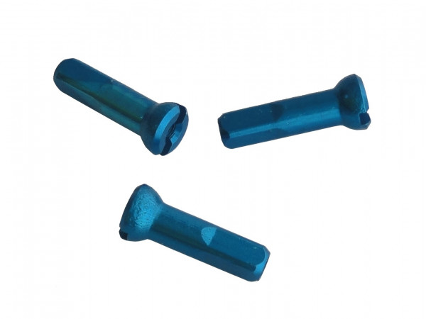Niplu Sapim aluminiu 16mm albastru