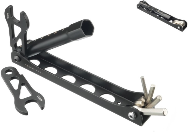 Odyssey Unealtă Multitool Travel 7-în-1, BMX, negru
