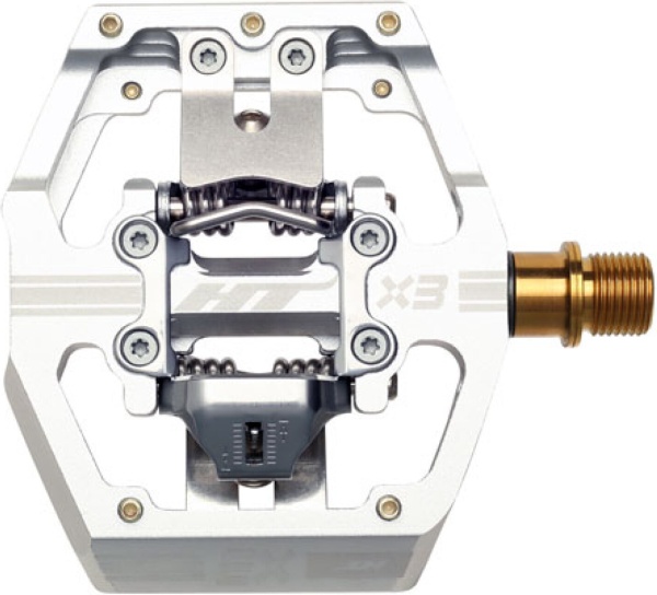 Pedale HT Components HT-X3, Clipless, Enduro, Downhill, E-MTB, Gri