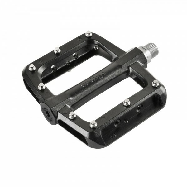 Pedale Wellgo B331B,platforma,rulmenti, cuie schimbabile (R-pin) reflectorizante, negru anodizat