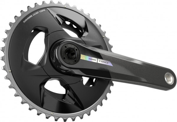 Pedalier SRAM Force 2x AXS WIDE 172,5mm, 43-30T, Iridescent, fara BB, DUB