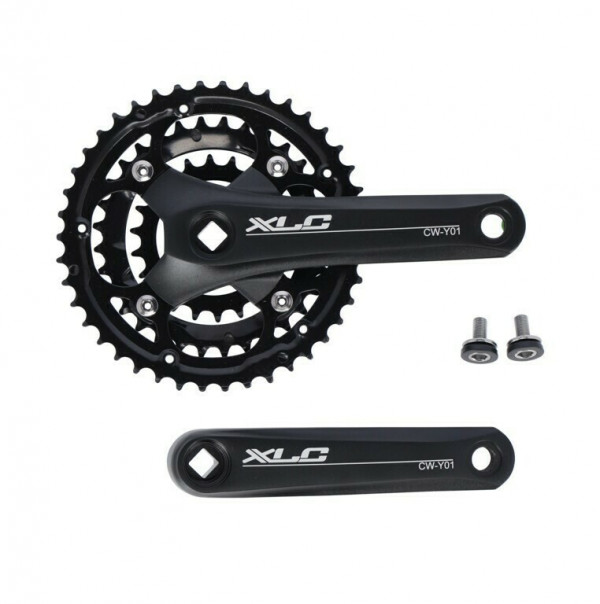Pedalier XLC set Negru, 152mm, SQUARE TYPE, 22/32/42T