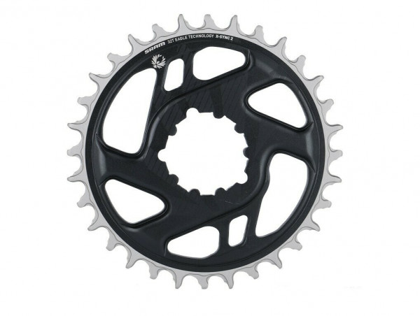 Placa pedalier Sram X-Sync 2 Eagle Boost DM 32T, gri, aluminiu, 3mm