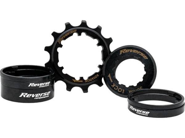 Reverse Microspline Single Speed Kit 14T, negru