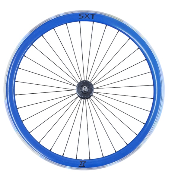 Roata Fata Single Speed/Fixie SXT 700-32H 40 mm Albastru