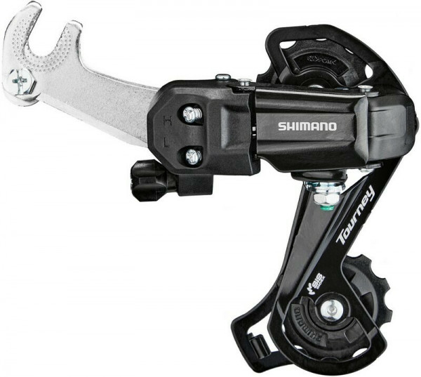 Schimbator spate Shimano Tourney RD-TY200-GS, 6/7 vit., prindere pe ax (road type), black