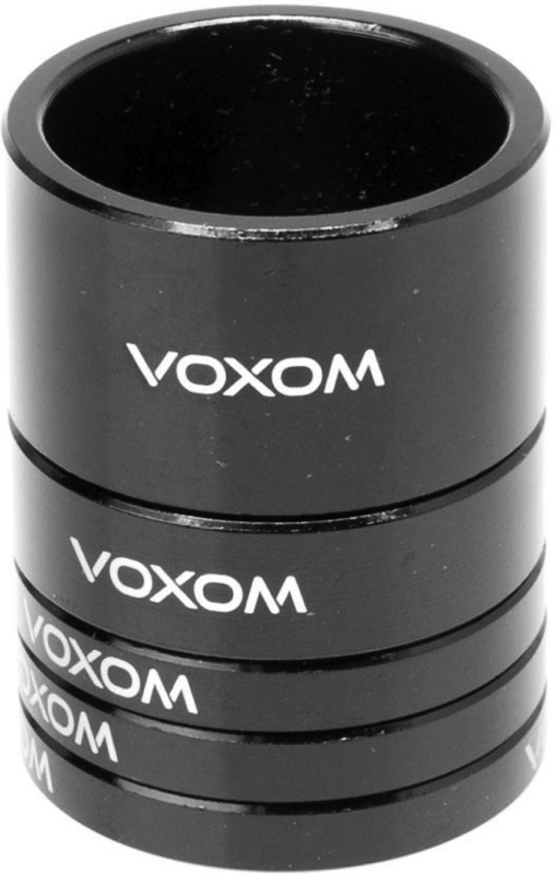 Set distanțiere Voxom Spacer Set SPAC1, 1 1/8", aluminiu, negru