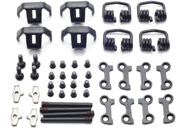 Set piese de schimb HT Components pentru mecanism pedalier MTB, Gravel, T1, negru