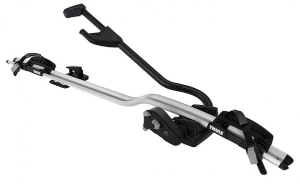 Sistem transport biciclete THULE PRORIDE 598 pe acoperi?, suport cadru (1 bicicletă) argintiu