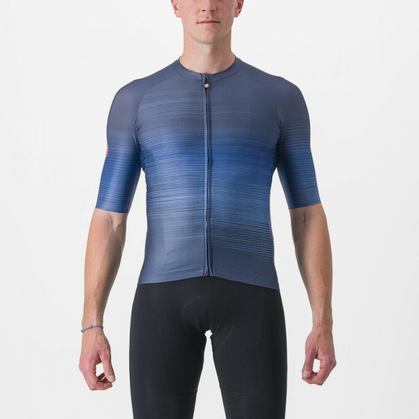 Tricou cu maneca scurta Castelli Aero Race 6.0 Bleumarin