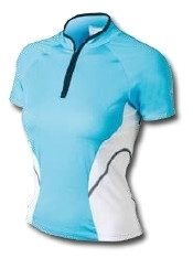 Tricou Shimano indoor maneca scurta femei albastru