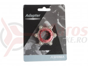 Adaptor Ashima AC02 Centerlock-Disc standard rosu