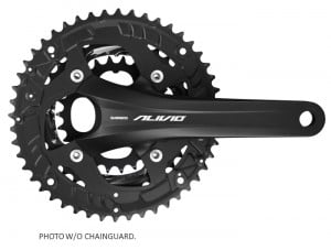 Angrenaj pedalier Shimano Alivio FC-T4060, 44x32x22T, brat 1770mm