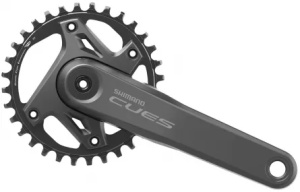 Angrenaj Pedalier Shimano FC-U6000-1 CUES 32T, 175mm, 9/10/11 Viteze, 2-PIECE, Fără CG, Fără BB, Incompatibil Chaincase, Ambalat Individual