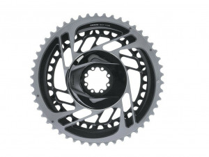 Angrenaj pedalier Sram Red Road 2x12V gri, 50/37T, DM, aluminiu