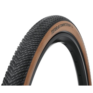 Anvelopa pliabila CONTINENTAL Terra Competition Trail, 28x1.40", 35-622, Skin TLR, Negru/Maro